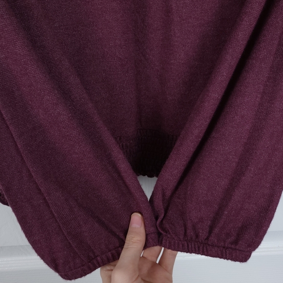 NWT A New Day Burgundy Long Sleeve Top - Picture 6 of 8